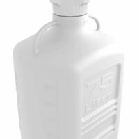 EZwaste XL System, 75L, HDPE, 120mm Cap, 4x 1/8", 4x 1/4" OD Tubing & Filter, 1/EA