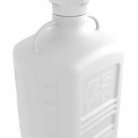 EZwaste XL System, 75L, HDPE, 120mm Cap, 4x 1/16", 3x 1/4" OD Tubing & Filter, 1/EA