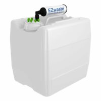 EZwaste System, UN/DOT, 13.5L, HDPE, S-70 Cap, 6x 1/16" OD Tubing & Filter, 1/EA