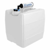 EZwaste System, UN/DOT, 13.5L, HDPE, S-70 Cap, 4x 1/8" OD Tubing, 3x 1/4" OD Tubing & Filter, 1/EA