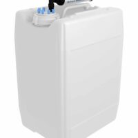 EZwaste System, UN/DOT, 20L, HDPE, S-70 Cap, 6x 1/8" OD Tubing & Filter, 1/EA