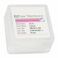 EZFlow Membrane Disc Filter, 0.22um Hydrophobic PTFE, 25mm, 50/PK