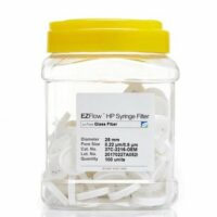 EZFlow Syringe Filter, 0.22um Glass Fiber, 25mm, 100/PK