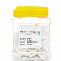 EZFlow Syringe Filter, 0.45um Glass Fiber, 25mm, 100/PK