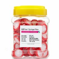 EZFlow Syringe Filter-Sample Prep, 0.45um Hydrophilic PTFE, 33mm, 100/PK