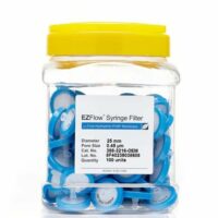 EZFlow Syringe Filter-Sample Prep, 0.45um Hydrophilic PVDF, 25mm, 100/PK