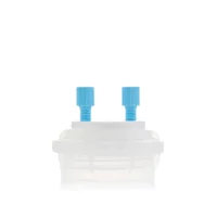 ChromCap 100 HPLC Cap Assy, GL45, Adapter w Vent Hole, Two (2x) Ports- OD Tubing 3.2mm (1/8") or 1.6mm (1/16"), 1/EA