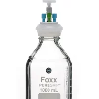 PUREGRIP  Universal HPLC Solvent Reservoir Bottle Assembly, VersaCap  GL45, 1L Clr Reagent Bottle,? 3X Ports- OD Tube 3.2mm (1/8") & 1.6mm (1/16"), 1/EA