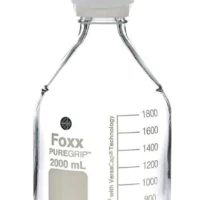 PUREGRIP  Universal HPLC Solvent Reservoir  Bottle Assembly, VersaCap GL45, 2L Clr Reagent Bottle,  1  X Ports- OD Tube 3.2mm (1/8") & 1.6mm (1/16"), 1/EA