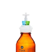 PUREGRIP  Universal HPLC Solvent Reservoir Bottle Assembly, VersaCap  GL45, 500mL Amber Reagent Bottle, 4 X Ports- OD Tube 3.2mm (1/8") & 1.6mm (1/16"), 1/EA