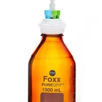 PUREGRIP  Universal HPLC Solvent Reservoir Bottle Assembly, VersaCap  GL45, 1L Amber Reagent Bottle,?6 X Ports- OD Tube 3.2mm (1/8") & 1.6mm (1/16"), 1/EA