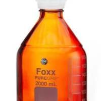 PUREGRIP  Universal HPLC Solvent Reservoir  Bottle Assembly, VersaCap GL45, 2L Amb Reagent Bottle, 6 X Ports- OD Tube 3.2mm (1/8") & 1.6mm (1/16"), 1/EA