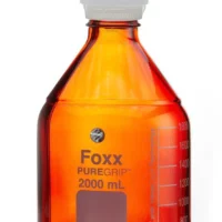 PUREGRIP  Universal HPLC Solvent Reservoir  Bottle Assembly, VersaCap GL45, 2L Amb Reagent Bottle,  2 X Ports- OD Tube 3.2mm (1/8") & 1.6mm (1/16"), 1/EA