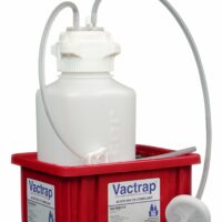 VacTrap, 4L, HDPE, Red Bin, 1/4" ID Tubing, 1/EA