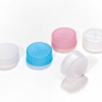 CAP FOR SERUM S CUP FLAT TOP BLUE