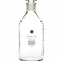 Borosil Bottles, Reagent, Clear, with Stoppers, 1,000mL, 29/32