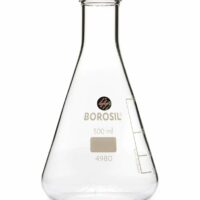 Borosil Flasks, Erlenmeyer, Narrow Mouth, Beaded Rim, 1,000mL
