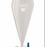 Borosil Glass Separating Funnel Pear Shape PTFE Stopcock I/C Glass stopper 1000mL