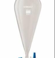 Borosil Glass Separating Funnel Pear Shape PTFE Stopcock I/C Glass stopper 2000mL