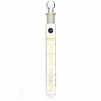 Borosil Tubes, Test, Reusable, Graduated, Ground Glass with Stoppers, 30mL, 19/26