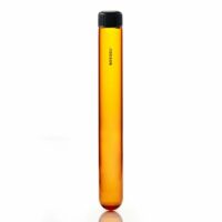 Borosil Tubes, Culture, Round Bottom, Amber, PTFE-Lined PP Screw Caps, 60mL