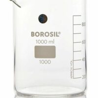 Borosil  Beakers, Low-Form, with Spouts, 1,000mL
