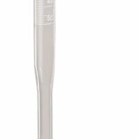 Borosil Burettes, Screw Thread PTFE keys Class A with Batch Certificate 100mL Borosilicate