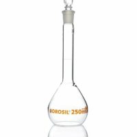 Borosil  Flasks, Volumetric, Class A, WM, Clear, Glass St., 1,000mL, Bat. Cert