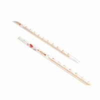 Borosil Pipettes, Measuring (Mohr), Class A, 5.0mL x 0.05mL, Batch Cert