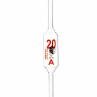 Borosil Pipettes, Volumetric, Class A, 20mL, Batch Cert