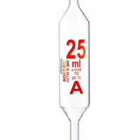 Borosil Pipettes, Volumetric, Class A, 25mL, Individual Cert