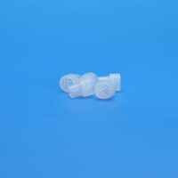 8mm Clear PE Pre-Scored Starburst Snap Plug