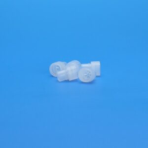 8mm Clear PE Pre-Scored Starburst Snap Plug