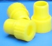 8mm Yellow PE Starburst Conical Snap Plug