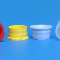 15mm Green PE Starburst Conical Snap Plug