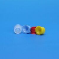 12mm Clear PE Snap Plug with Pre-Scored Starburst
