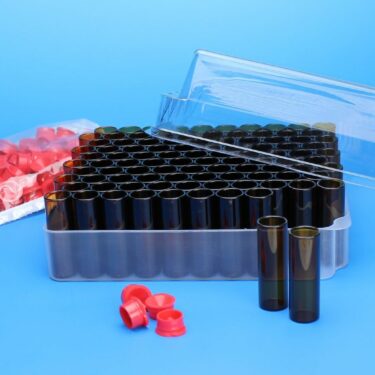 Conv PK 4mL Clear 15x45mm Shell Vial 15mm Plug