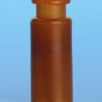100uL  to 300uL Amber Polypropylene Limited Volume Vial, 12x32mm, 11mm Crimp/Snap Ring