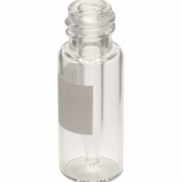 Next Generation - 100uL Clear Interlocked  Vial/Insert, 12x32mm, 8-425mm Thread with White Marking Spot