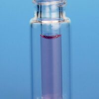 350uL Clear R.A.M. Interlocked  Vial/Flat Bottom Insert, 12x32mm, 9mm Thread