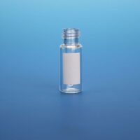 Silanized - 300uL Clear R.A.M. Interlocked  Vial/Insert, 12x32mm, 9mm Thread with White Marking Spot