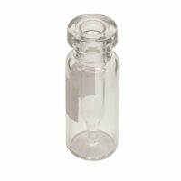 Next Generation - 300uL Clear Interlocked  Vial/Insert, 12x32mm, 11mm Crimp with White Marking Spot