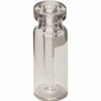 Next Generation - 100uL Clear Interlocked  Vial/Insert, 12x32mm, 11mm Crimp with White Marking Spot