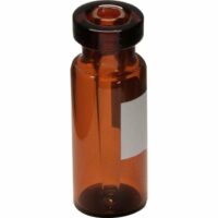 Next Generation - 100uL Amber Interlocked  Vial/Insert, 12x32mm, 11mm Crimp with White Marking Spot