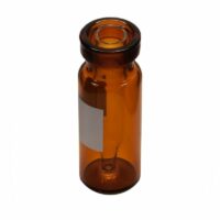 Next Generation - 300uL Amber Interlocked  Vial/Insert, 12x32mm, 11mm Crimp with White Marking Spot