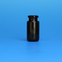 10mL Amber Headspace Vial, 23x46mm (for CTC PAL), Beveled Bottom, 20mm Beveled Crimp Top