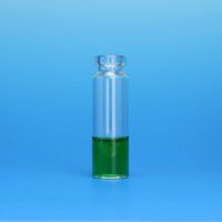 20mL Clear Headspace Vial, 23x75mm, Flat Bottom, 20mm Flat Top Crimp