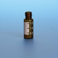 2.0mL Amber Vial, 12x32mm, with White Graduated Spot, 8-425mm Thread