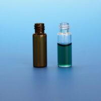 2.0mL Amber Vial, 12x35mm, with White Graduated Spot, 8-425mm Thread
