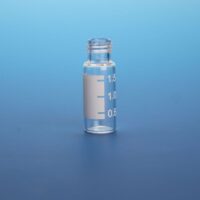 Silanized - 2.0mL Clear R.A.M. Vial, 12x32mm, with White Graduated Spot, 9mm Thread